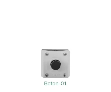 Botón Activador Plástico. Uso en interiores Para Controlador Industrial Chooser