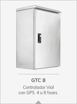 GTC8 Controlador vial de semáforos con GPS de 8 fases GTC8 Controlador vial de semáforos con GPS de 8 fases