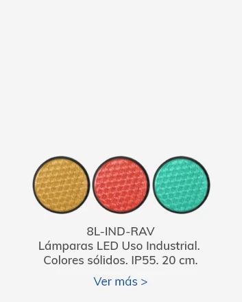 Lámpara LED Uso Industrial 20 cm diámetro (8")
