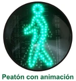 Lámparas LED Peatonales con animación de 30 cm (12") Lámparas LED Peatonales con animación de 30 cm (12")