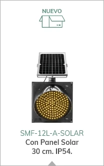 Semáforo LEDPreventivo con Panel Solar