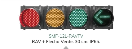 Uso vial LED de 30 cm (12")