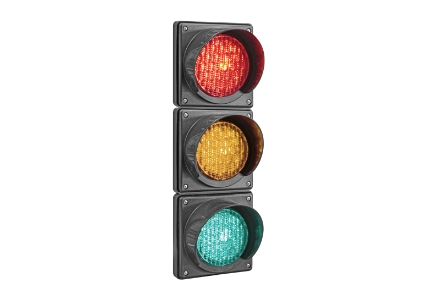 Semáforo LED Industrial Rojo-Ámbar-Verde 10 cm. - SMF-IND-12L-XF