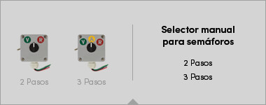 Selector manual para semáforos